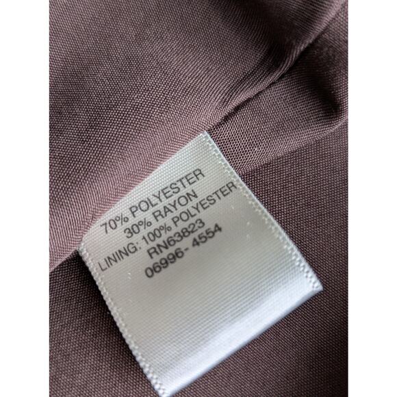 Christopher & banks brown skirt Academia Modest Sz L Length 36 "Waist 33-36" - Picture 6 of 10